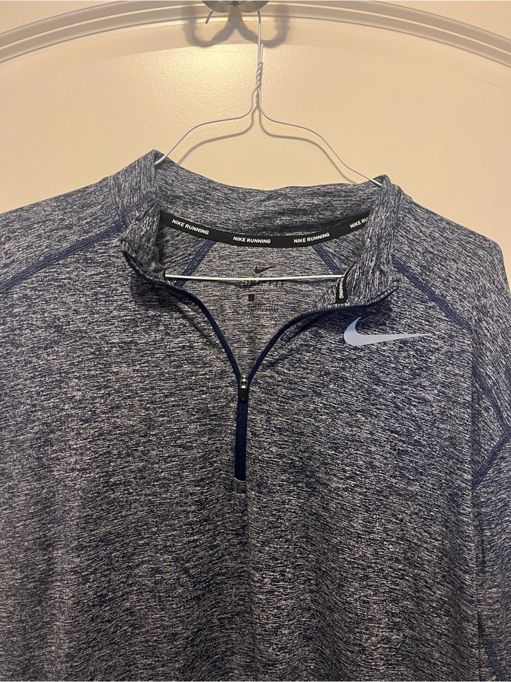 Mens Nike Running Dri-Fit QuarterZip